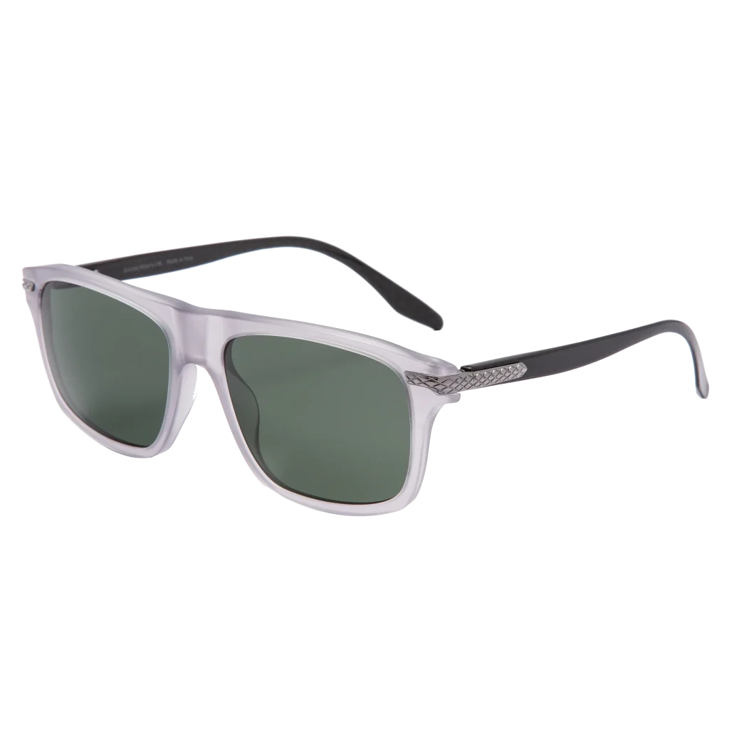 Crystal Grey Acetate Sunglasses