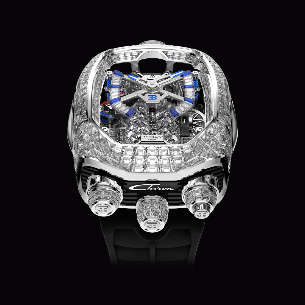 JACOB & CO X BUGATTI CHIRON TOURBILLON LUXURY WATCH – SAPPHIRE – Copy