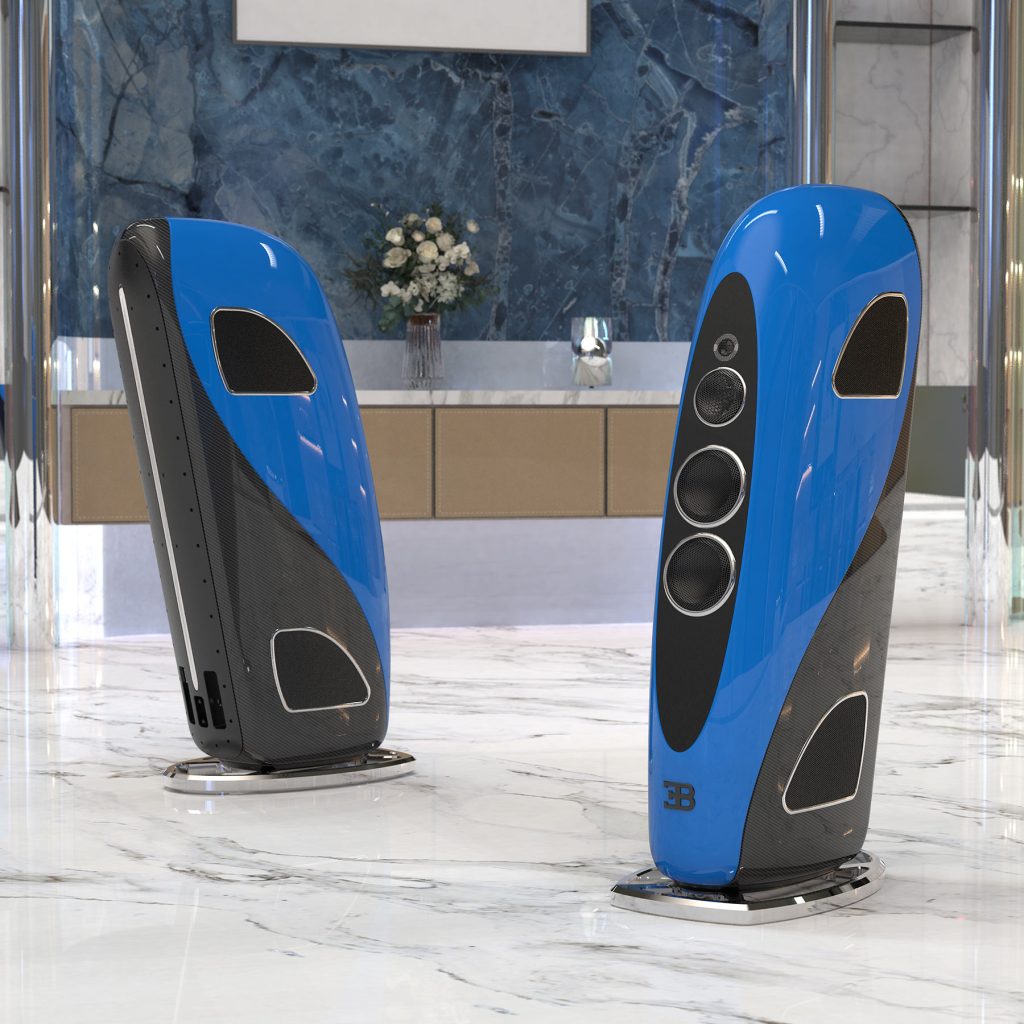 TIDAL FOR BUGATTI LUXURY BESPOKE LOUD SPEAKERS – THE “ROYALE” SERIES