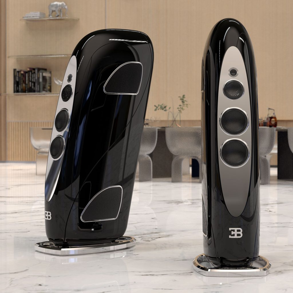TIDAL FOR BUGATTI LUXURY BESPOKE LOUD SPEAKERS – THE “ROYALE” SERIES