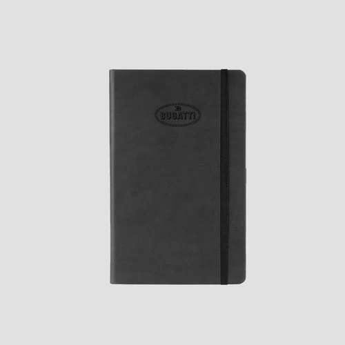 BUGATTI BLACK MOLESKINE NOTEBOOK